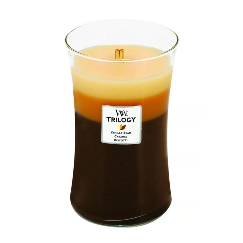 WoodWick Trilogy Café Sweets Large Hourglass Candle £27.89